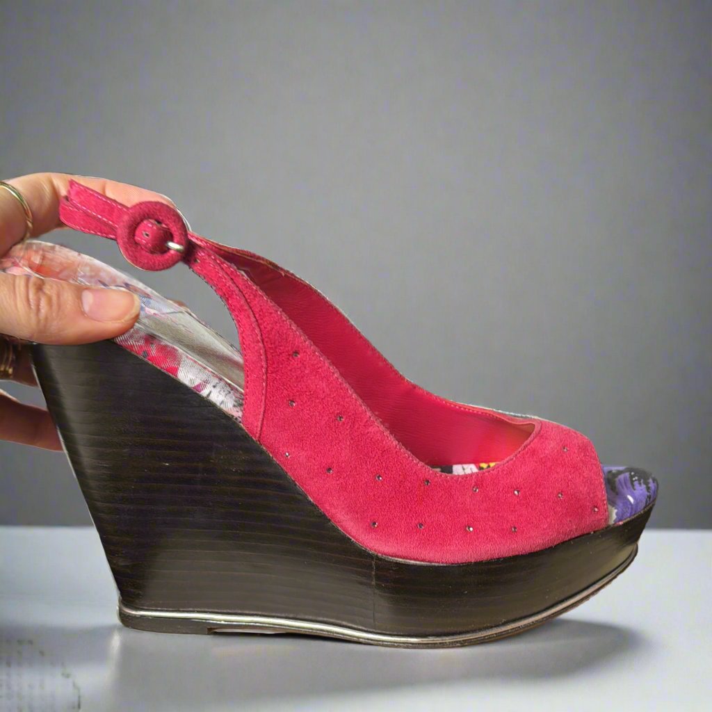 Bourne 'Adina' Sling Back Wedge