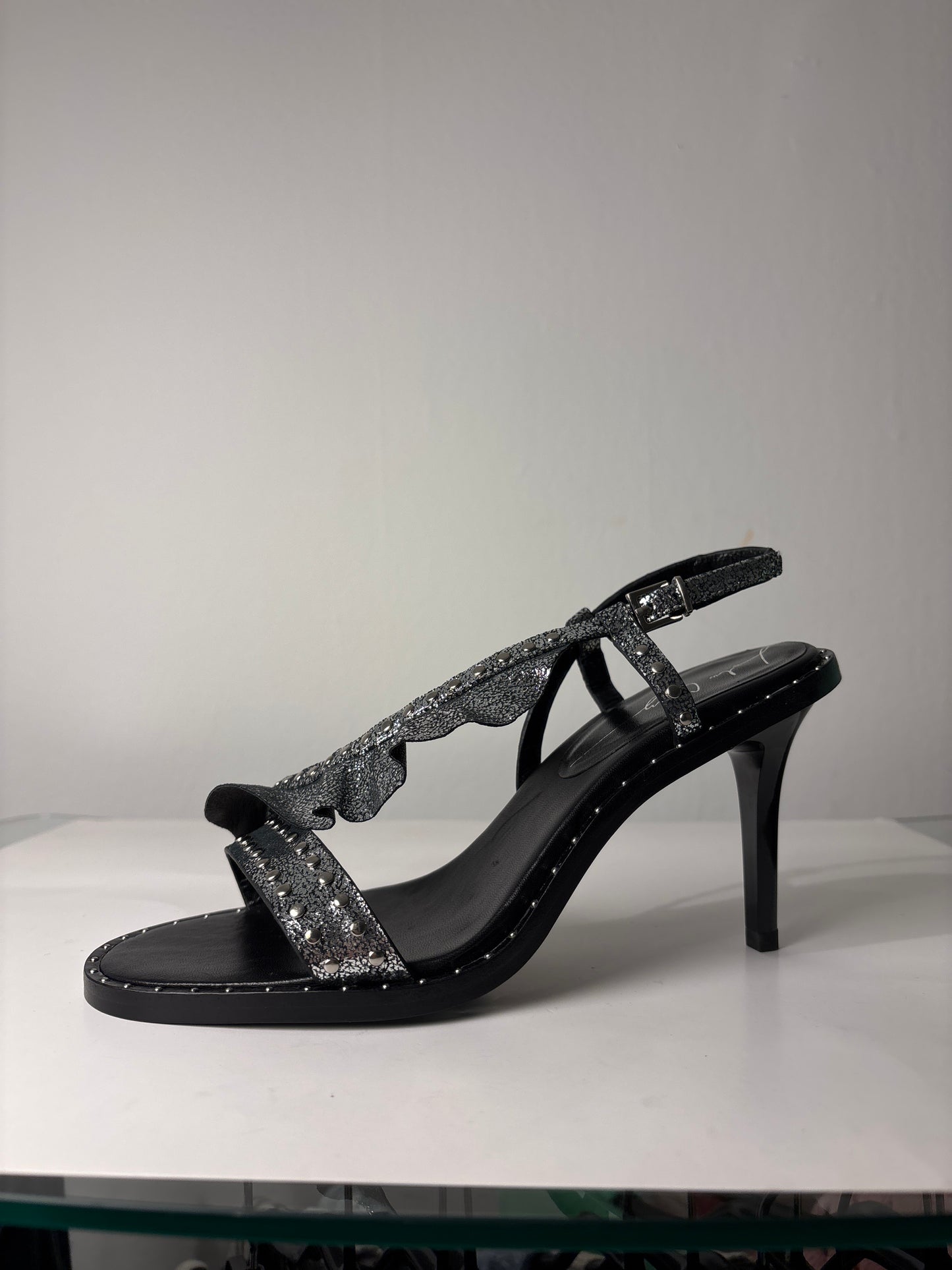 Lola Cruz ‘Crackled’ Sandal