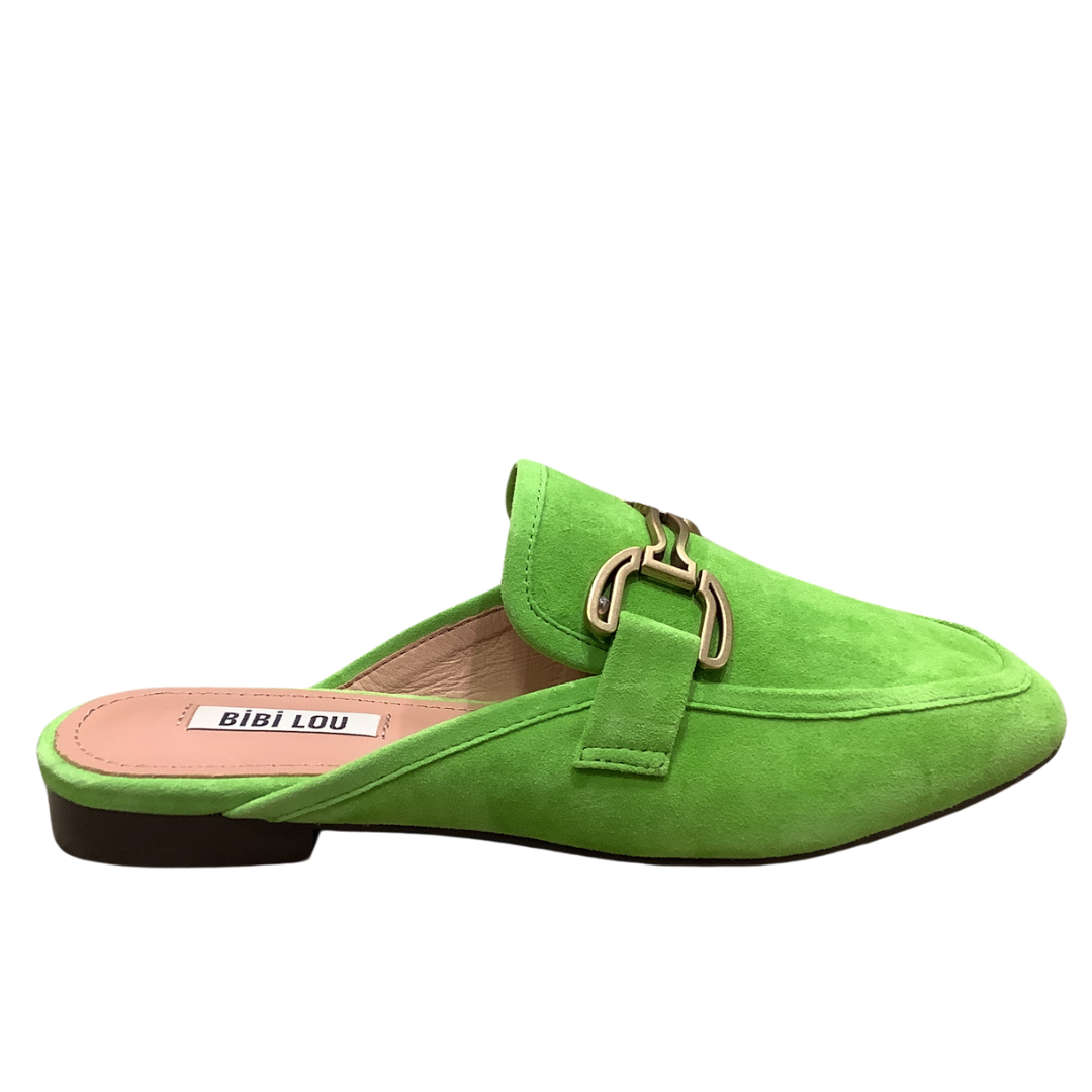 Bibi Lou 'Vela' Green Loafer Mule