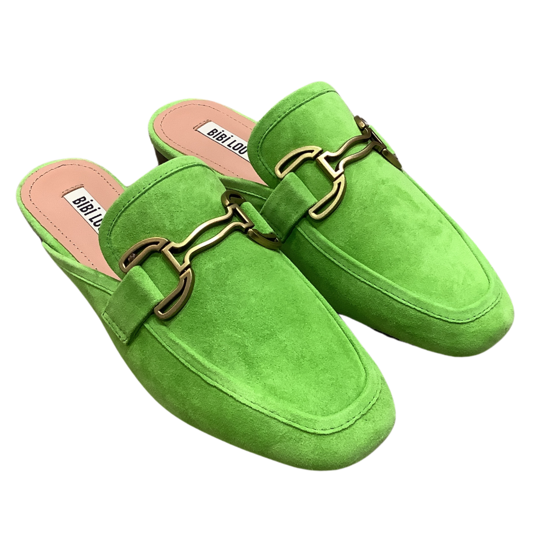Bibi Lou 'Vela' Green Loafer Mule