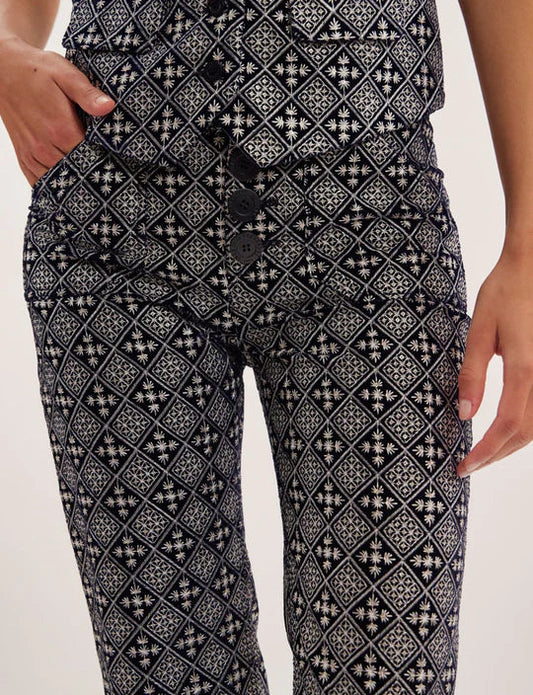 Ines De La Fressange 'Charlotte Geo' Trousers