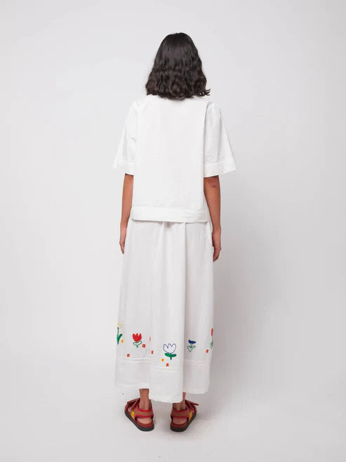 Bobo Choses 'Garden Embroidery' Skirt