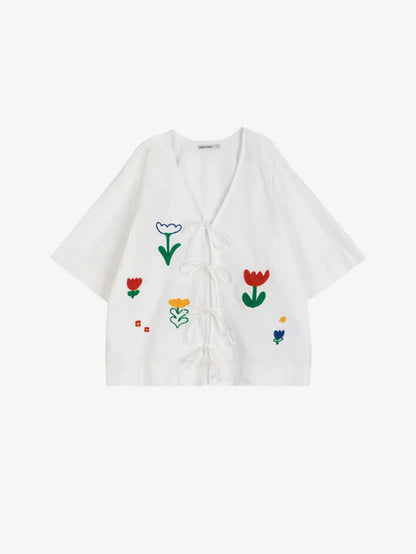 Bobo Choses 'Garden Embroidery' Shirt
