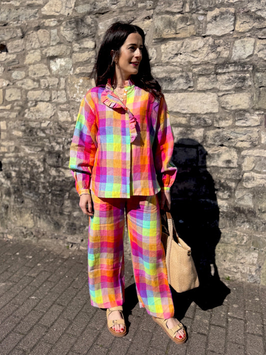 Autre Aura 'Libby Check' Trousers