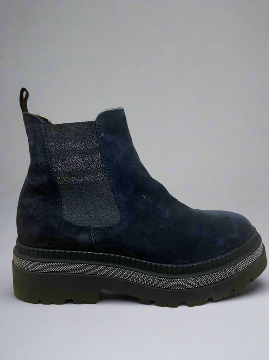 Alpe Navy ‘Lou’ Ankle Boot