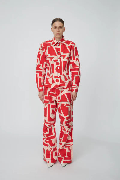 Stella Nova Printed 'Lipstick' Cargo Trousers